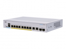 Cisco Business 350 Series 350-8P-E-2G - Switch - L3 - managed - 8 x 10/100/1000 (PoE+) 