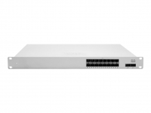 Cisco Meraki Cloud Managed Ethernet Aggregation Switch MS425-16 - Switch - managed - 16 x 10 Gigabit SFP+ + 2 x 40 Gigabit QSFP+ (Uplink) 